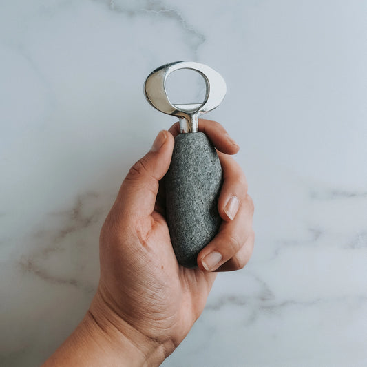 Beach Stone Bottle Opener