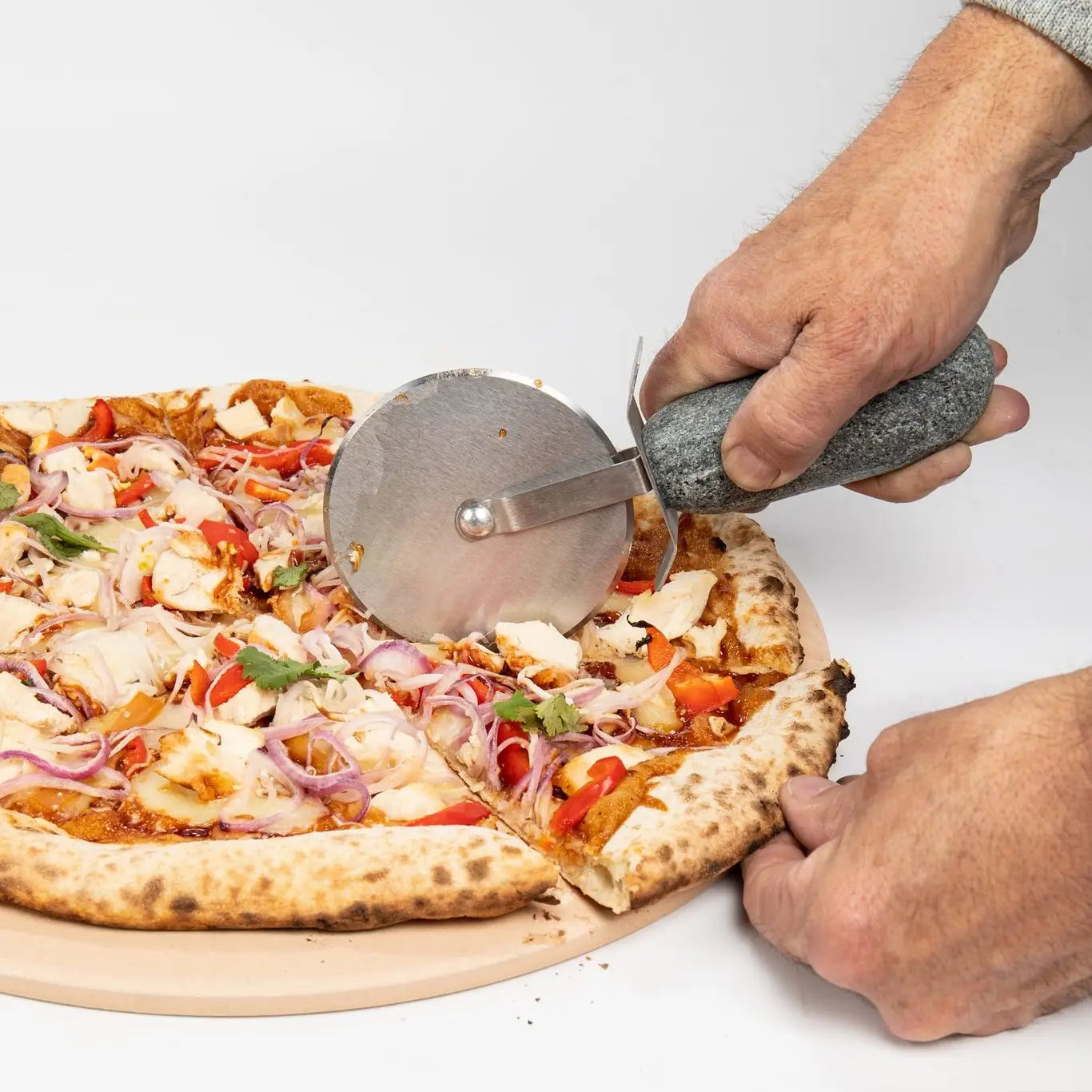 Stone-Handled Pizza Wheel