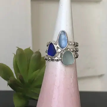 Perelle Sweet and Simple Seaglass Ring