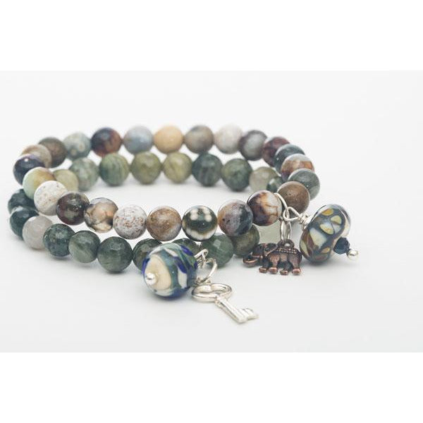 Stretch Gemstone Bracelet