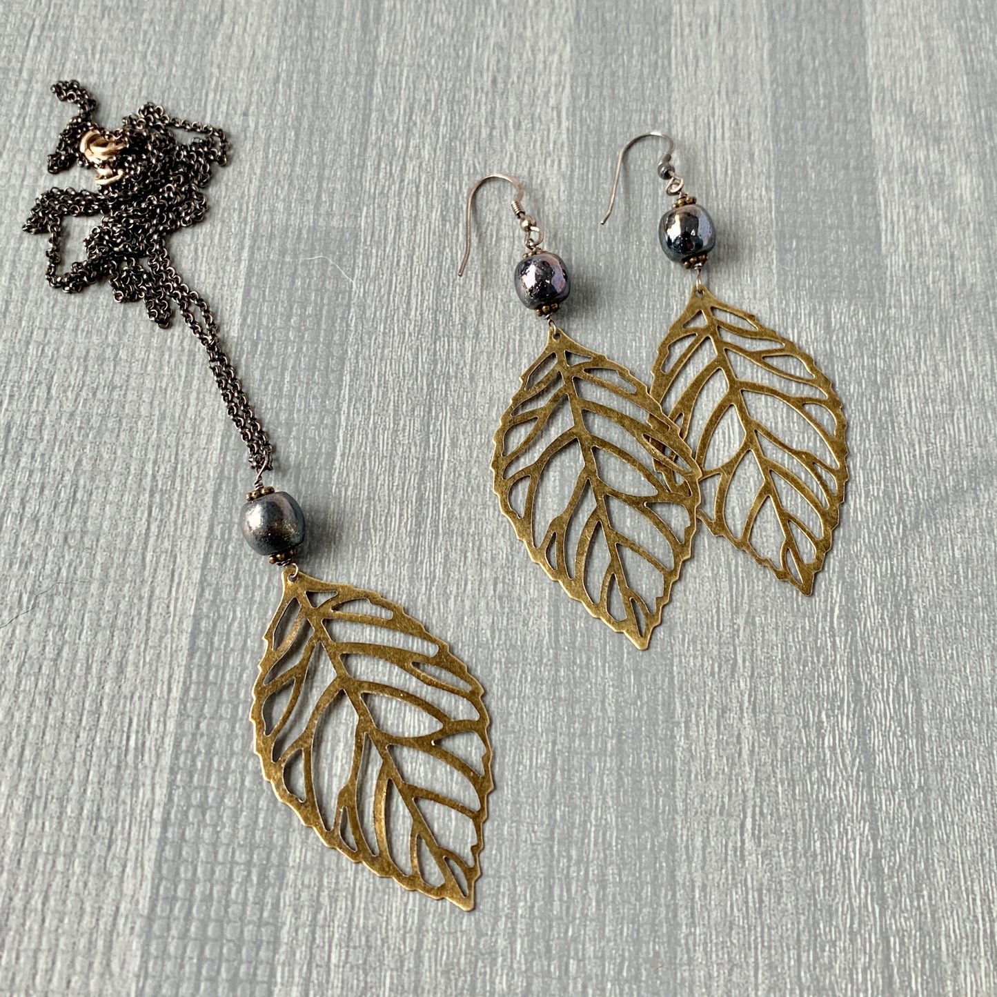 Boho Leaves - Metallic
