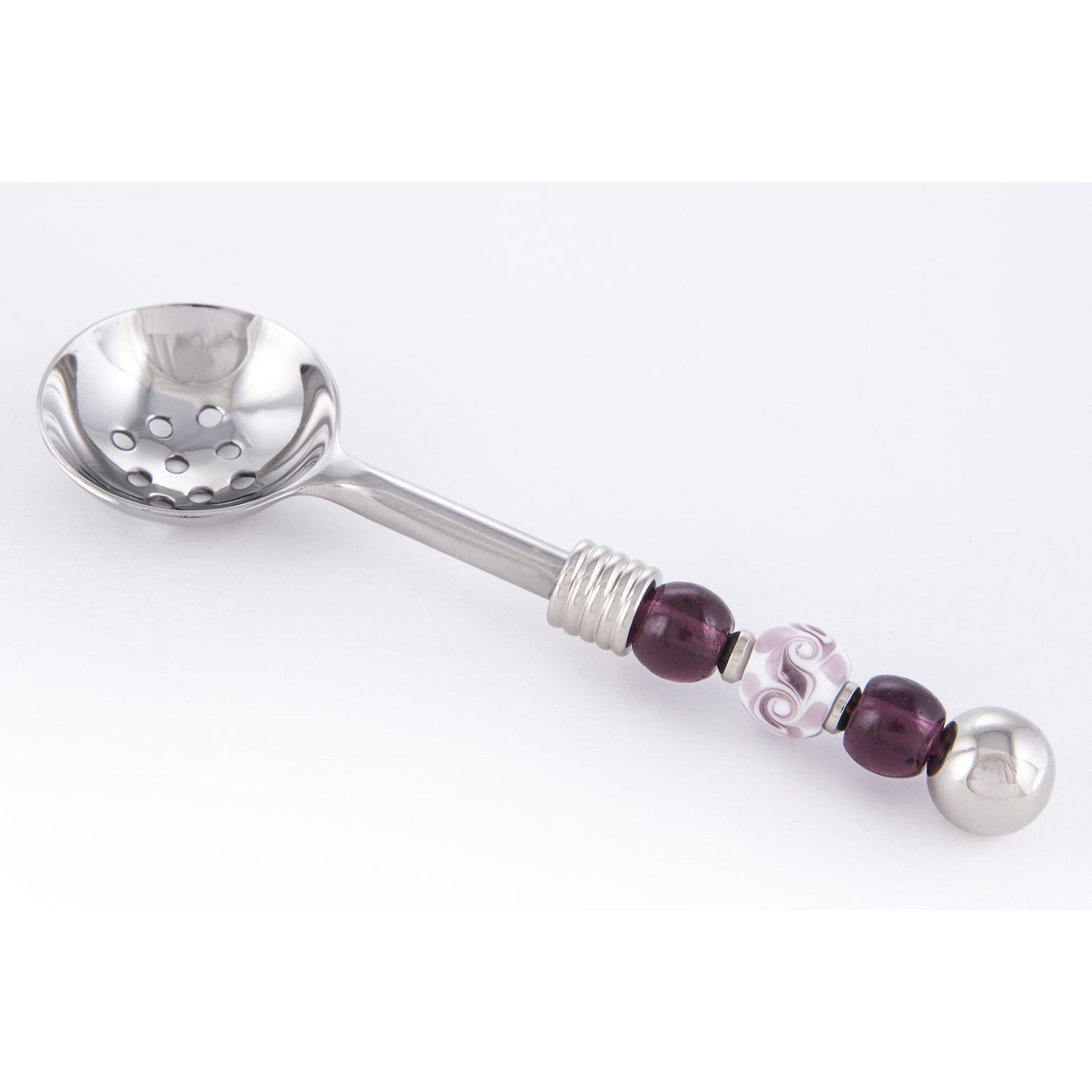 Salsa/Olive Spoon-Amethyst waves