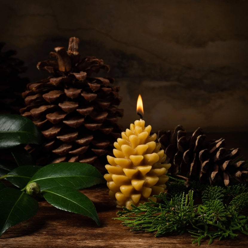 Pine Barrens Post Pure Beeswax Candles