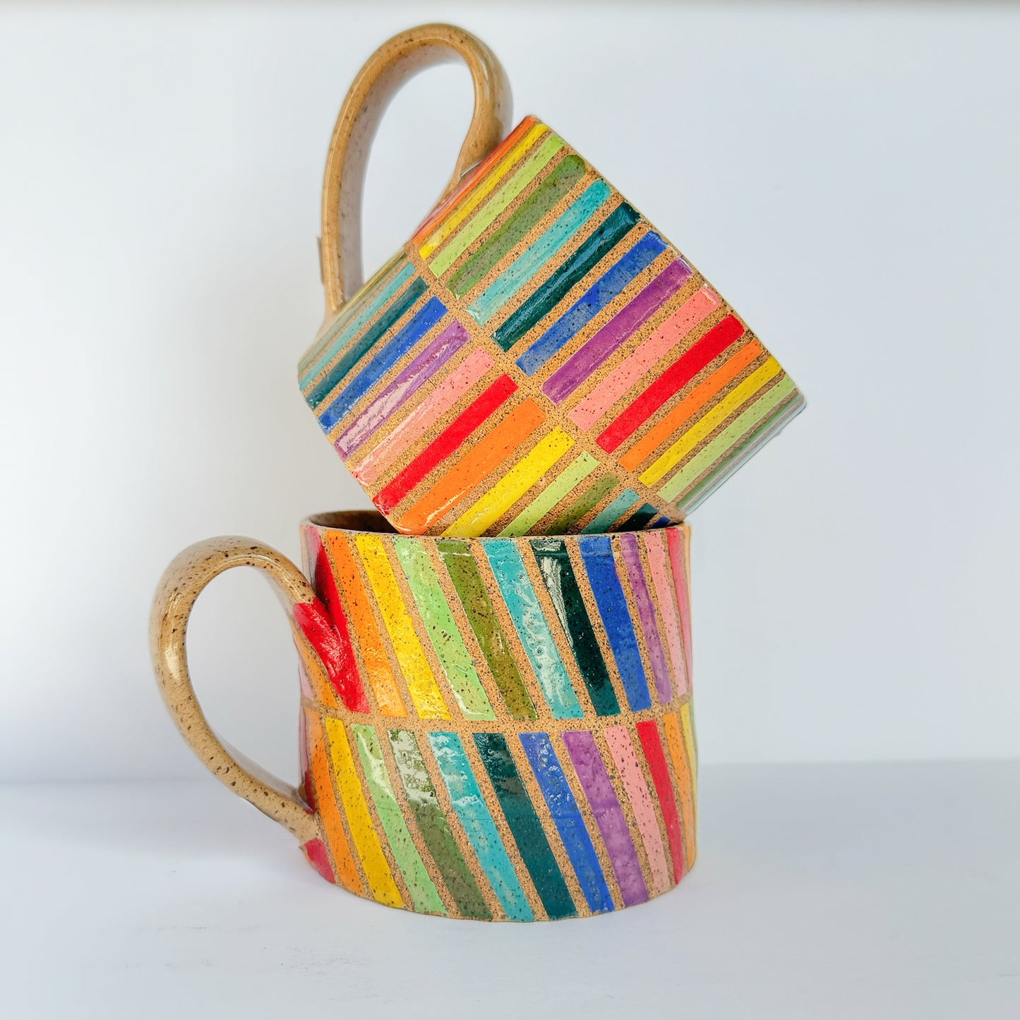 Sarah Williams Ceramics - Rainbow Mugs