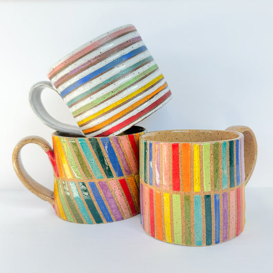 Sarah Williams Ceramics - Rainbow Mugs