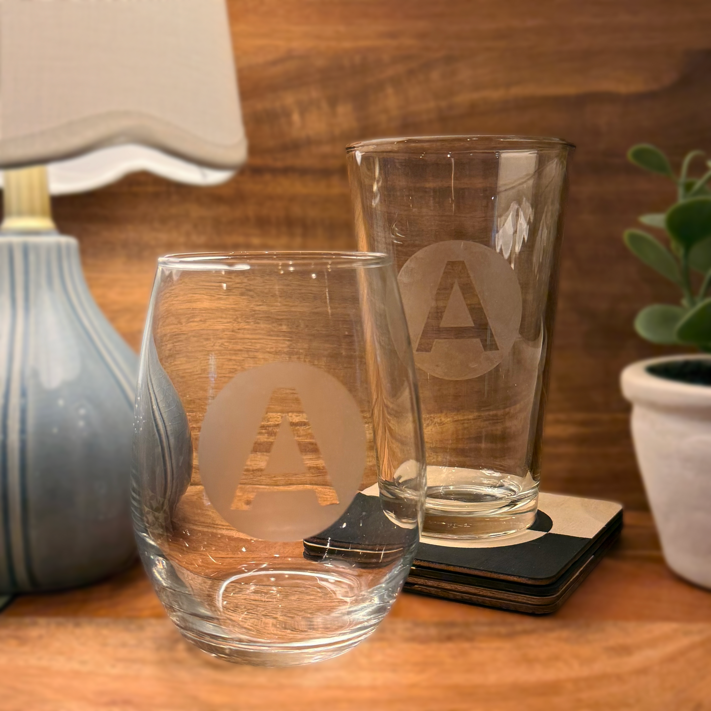 Glass Etching with The Hello Home Co.