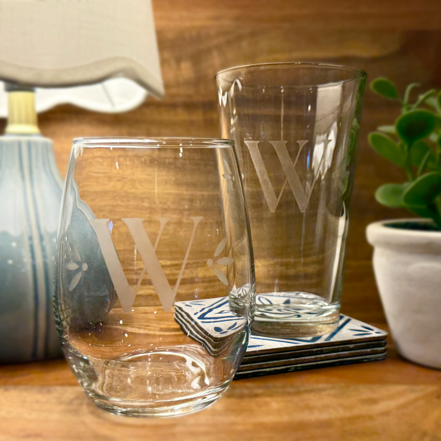 Glass Etching with The Hello Home Co.