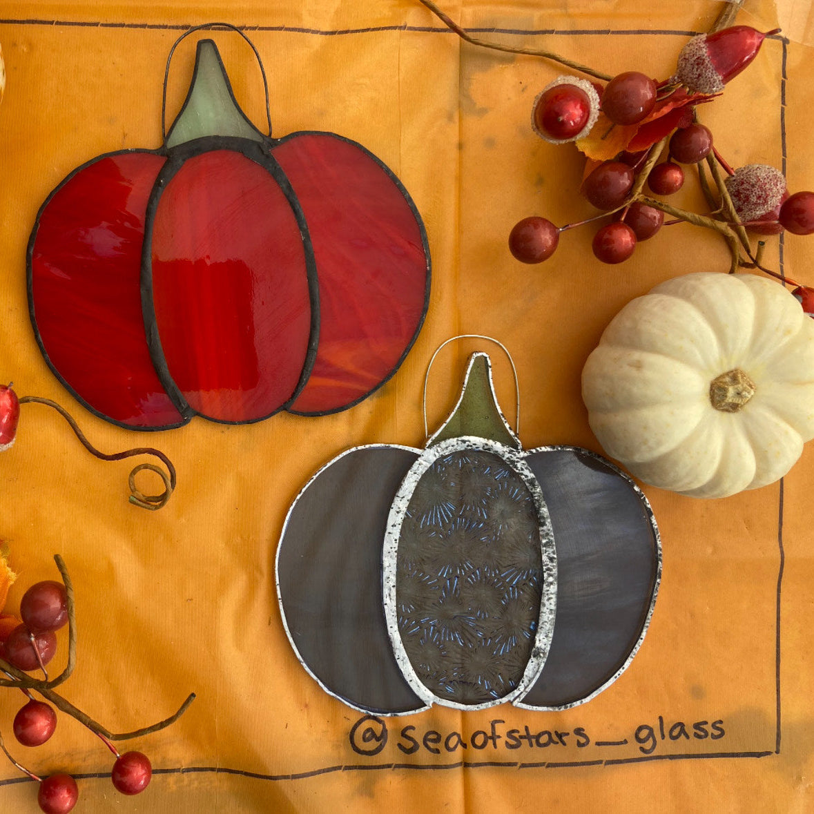 Stained Glass Pumpkins with Jena DelCid