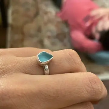 Perelle Sweet and Simple Seaglass Ring
