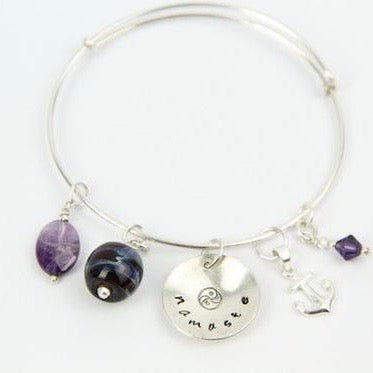 Adjustable sterling bangle-Create Your Own